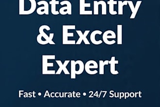do accurate excel data entry and data cleaning