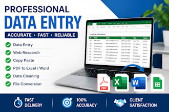 pdf to excel word and file conversion services