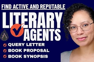 find literary agents, write query letter, and pitch your book for publishing