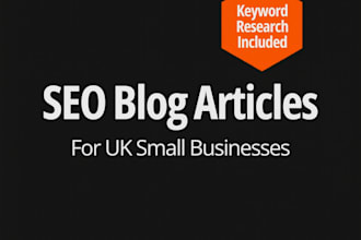 write SEO blog articles for UK small businesses