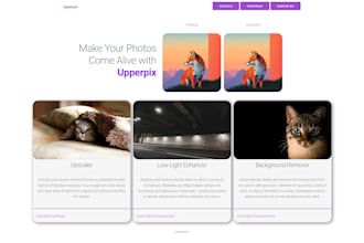 make you a landing page website with an attractive and responsive appearance