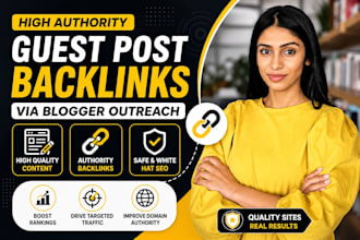 do guest post seo backlinks on authority sites via blogger outreach linkbuilding