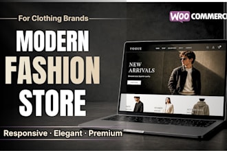 build a premium fashion and clothing ecommerce website