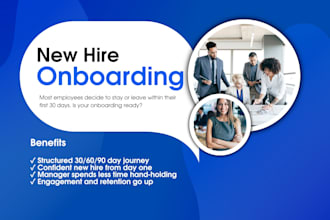 design a complete employee onboarding training program