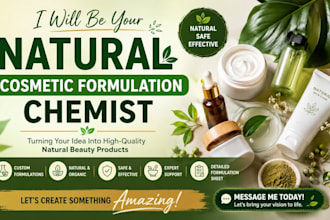 be your natural cosmetic formulation chemist