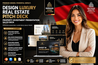 design luxury real estate pitch deck property investment presentation sales deck