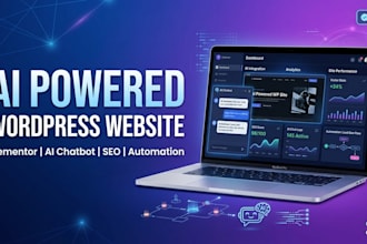 create an ai powered wordpress website for your business