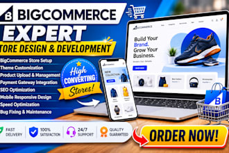 design, build, customize, and fix your bigcommerce store