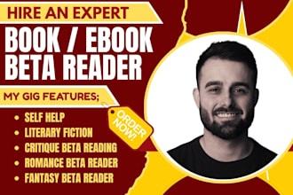be your horror beta reader, self help beta reader, fiction beta reader