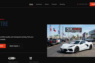 build a custom dealership or automotive wordpress website
