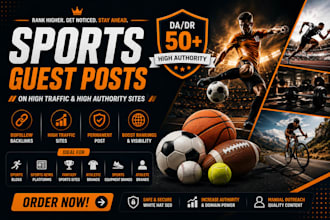 write and publish sports guest posts, dofollow backlinks