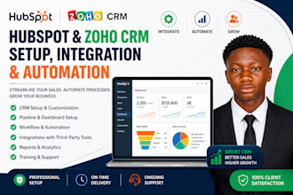 setup hubspot crm integration hubspot dashboard and zoho crm automation