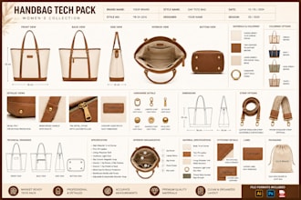 design hand bags techpack backpacks tote bag with full techpack for manufacturer