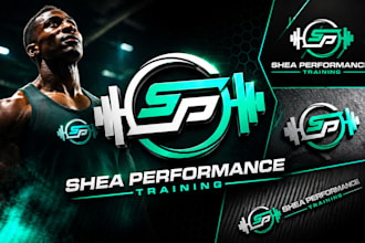 design a modern fitness logo