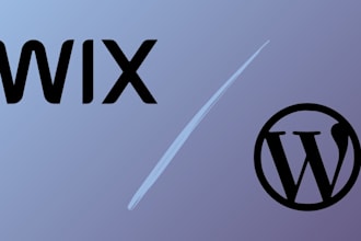 build wix website,  wordpress website, blog or website