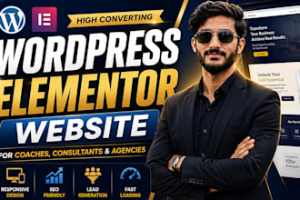 design wordpress elementor website for coaches, consultants and agencies