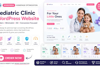optimize polish wordpress homepage improve pediatric clinic wordpress website