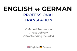 manually translate english to german and german to english