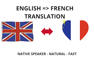 translate your english content into natural, fluent french