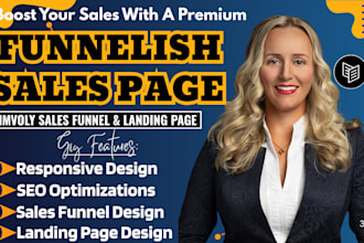 clone funnelish advertorial sales page,simvoly sales funnel and landing page