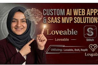 develop modern  websites using lovable, bolt, and replit