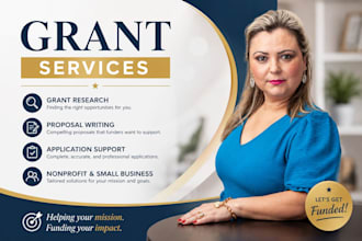 grant research, grant proposal writing, grant writing, grant application