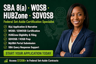 prepare your sba 8a wosb hubzone sdvosb certification