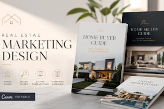design luxury realtor listing presentations, buyer guides and seller packets