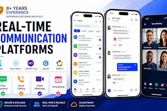 develop realtime chat voice and video calling for web and mobile apps