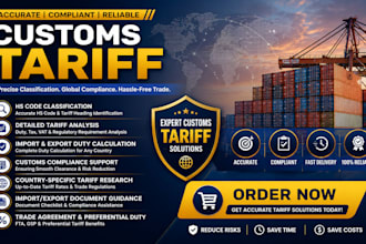 do professional customs tariff and hs code expert for import,export