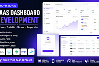 build scalable saas dashboard with auth and billing