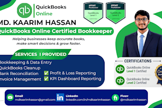 do quickbooks online bookkeeping and bank reconciliation