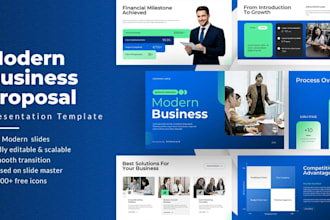 design keynote business proposals and corporate presentations