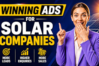 run high converting facebook ads for solar installation companies