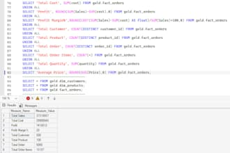 write sql queries, analyze data, and create reports