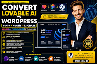 convert lovable ai to wordpress copy clone lovable ai figma website to wordpress