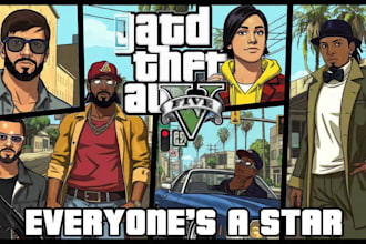 make custom gta v character for you