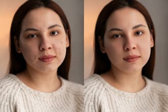 do photo retouching with colour correction