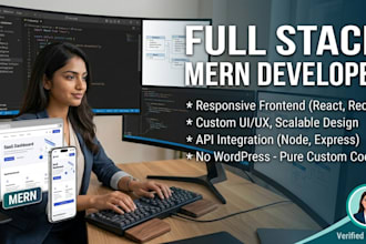 build a responsive mern stack website