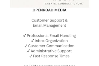 provide friendly customer support and email management