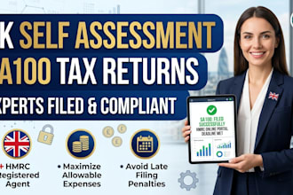 file your UK self assessment tax return sa100 to hmrc