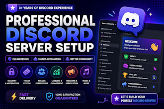 design a professional discord server
