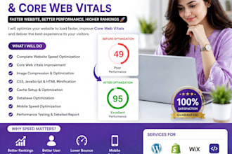 improve website speed and core web vitals