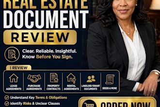 review your property contract, lease, deed, or real estate agreement