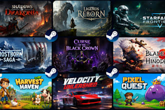 design steam capsule banner steam capsule art game poster steam artwork steam