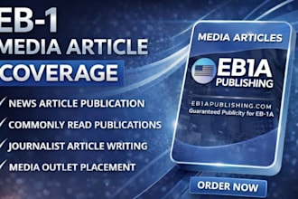 eb1 media article write and publish in top media publication