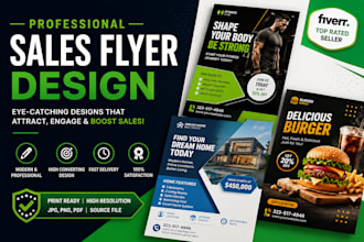 sales flyer design eyecatching marketing flyer business flyer promotional poster