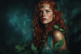 paint a realistic or fantasy portrait
