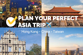 plan your perfect hong kong, china or taiwan itinerary