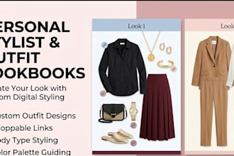 be your personal stylist and create custom outfit look books